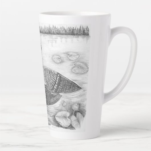 Loon Familie Latte Mok (Rechts)