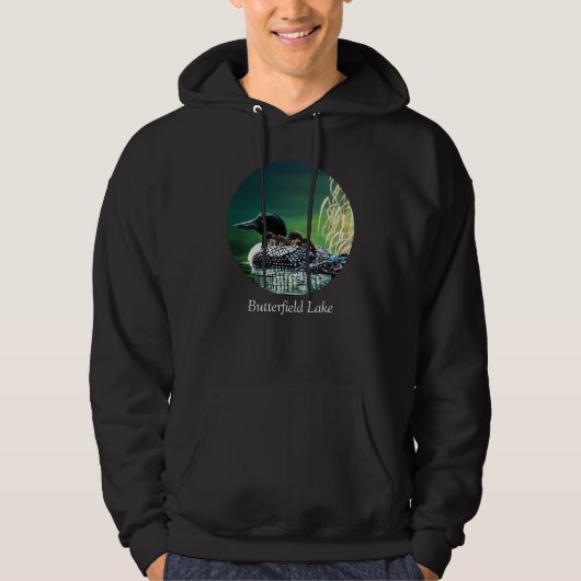 Loon Family Butterfield Lake Hoodie (Voorkant)