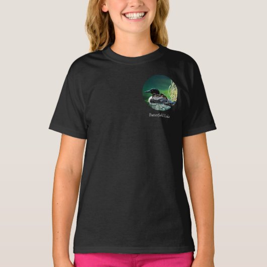 Loon Family Butterfield Lake T-shirt (Voorkant)