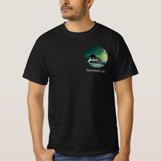 Loon Family Butterfield Lake T-shirt (Voorkant)