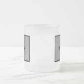 Loon Family Catching Minnows Frosted Glass Mug Matglas Koffiemok (Center)