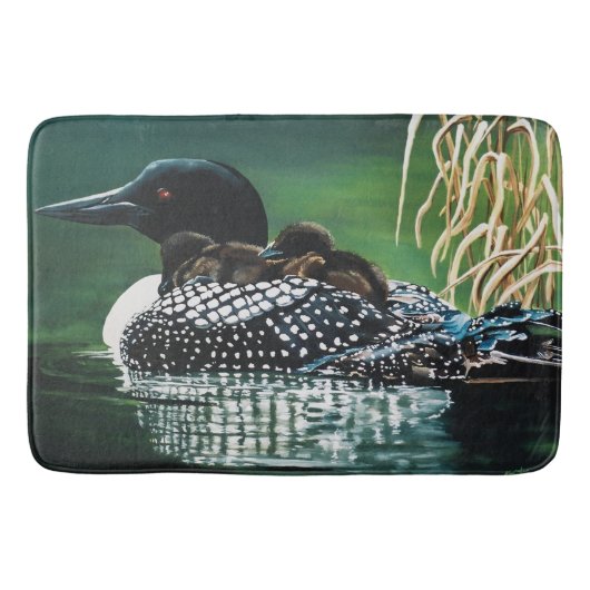 Loon Family Outing Badmat (Voorkant)