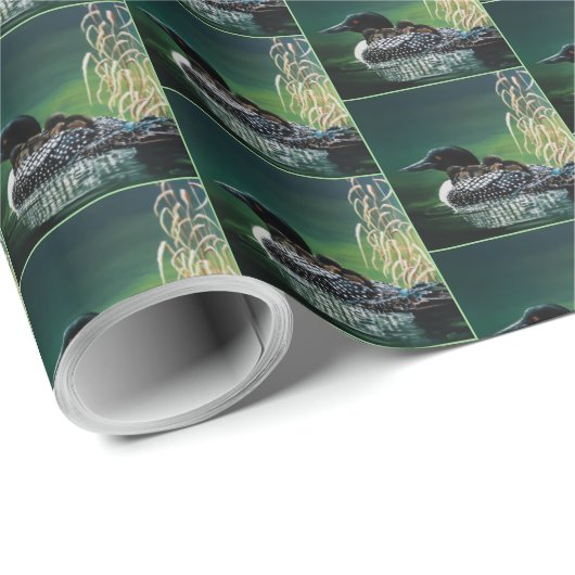 Loon Family Outing Cadeaupapier (Rol Hoek)