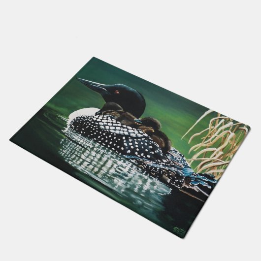 Loon Family Outing Deurmat (Schuin)