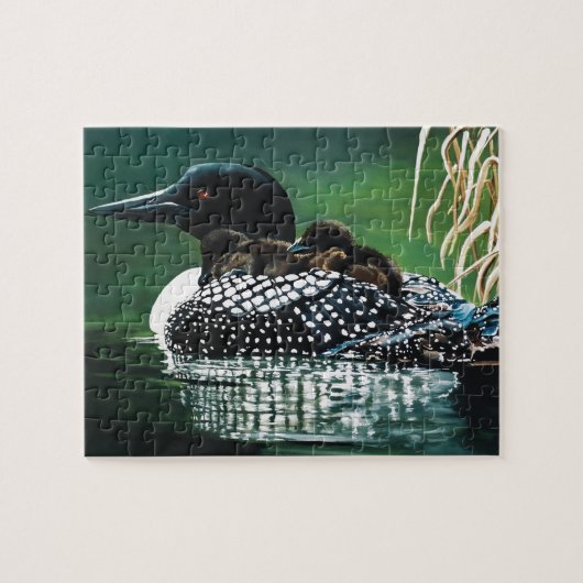 Loon Family Outing Legpuzzel (Horizontaal)