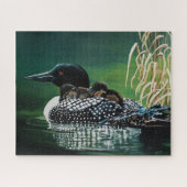 Loon Family Outing Legpuzzel (Horizontaal)