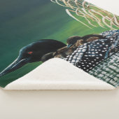 Loon Family Outing Sherpa Deken (3/4)