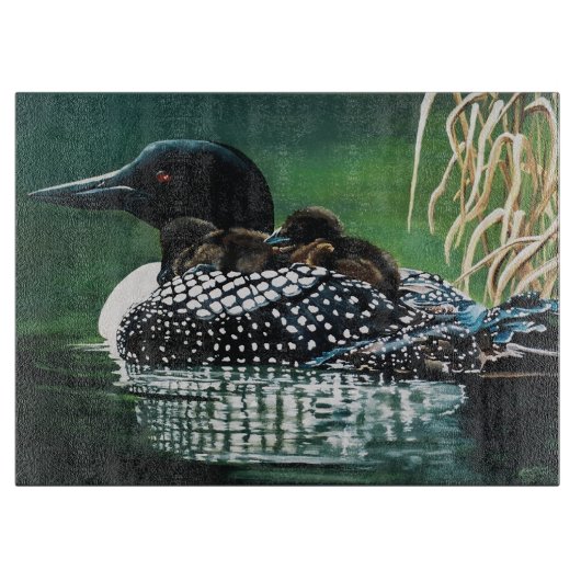 Loon Family Outing Snijplank (Voorkant)