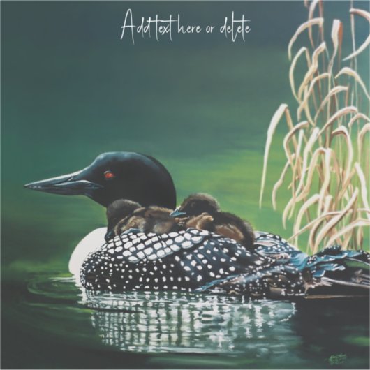 Loon Family Outing Sticker (Voorkant)