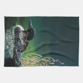 Loon Family Outing Theedoek (Horizontaal)