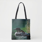 Loon Family Outing Tote Bag (Voorkant)