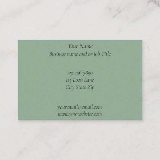 Loon Family Outing Visitekaartje (Achterkant)