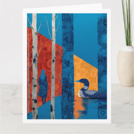 Loon in een berkenbos, Noord-Bos Kaart