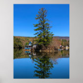 Loon Island Reflection - Newfound Lake Poster (Voorkant)