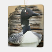 Loon Keramisch Ornament (Links)