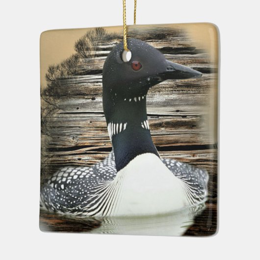 Loon Keramisch Ornament (Links)