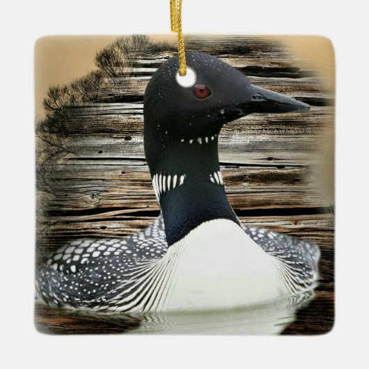 Loon Keramisch Ornament (Voorkant)