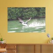 Loon klaar voor de vlucht canvas afdruk (Insitu (Woonkamer))
