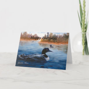 Loon Lake Blank Card Kaart