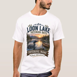 Loon Lake Fryeburg Days Tieners T-Shirt