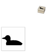 Loon Lake levensvogel ontwerp Rubberstempel (Gestempeld)