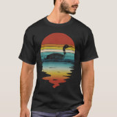 Loon Lake Loon vogel  T-shirt (Voorkant)