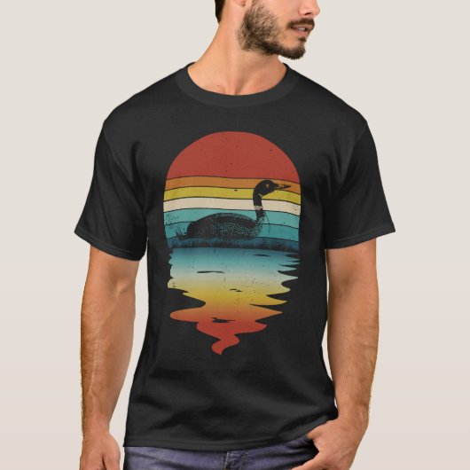 Loon Lake Loon vogel  T-shirt (Voorkant)