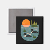 Loon Lake Magneet (Voorkant / Achterkant)