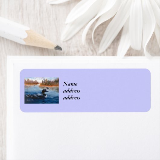 Loon Lake Return Address Labels (Insitu)