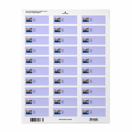 Loon Lake Return Address Labels (Full Sheet)