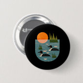 Loon Lake Ronde Button 5,7 Cm (Voorkant /achterkant)