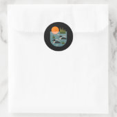 Loon Lake Ronde Sticker (Tas)