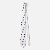 Loon Line Art Stropdas (Voorkant)