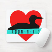 Loon 'loon-een-tic'-liefdesproduct muismat (Met muis)