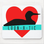 Loon 'loon-een-tic'-liefdesproduct muismat (Voorkant)