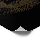 Loon Lover Santa Hat Christmas Bird Watching Xmas  Poster (Hoek)