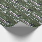 Loon met baby's 2 cadeaupapier (Hoek)