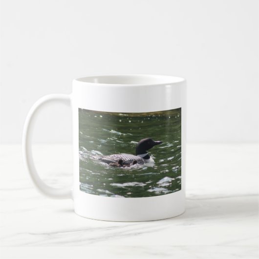 Loon met baby's 2 koffiemok (Links)