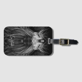 Loon met Bagagelabel voor kroonmonogram (Voorkant (horizontaal))