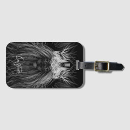 Loon met Bagagelabel voor kroonmonogram