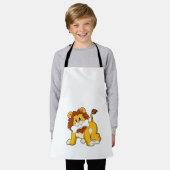 Loon met bot schort (Gedragen)