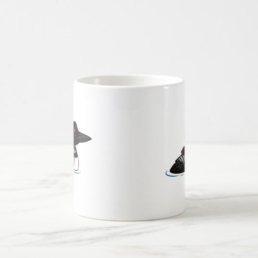 Loon met chick magische mok (Center)