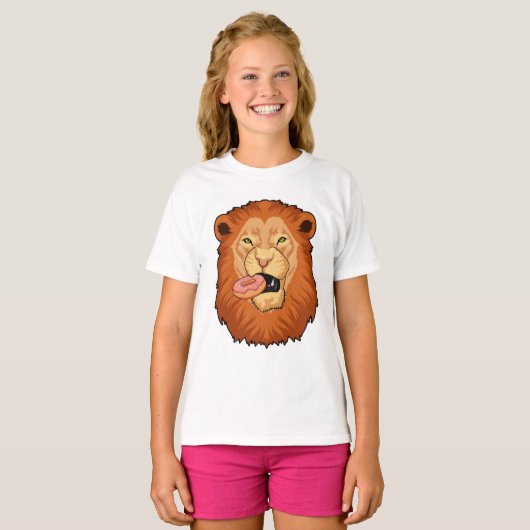 Loon met Donut T-shirt (Voorkant volledig)