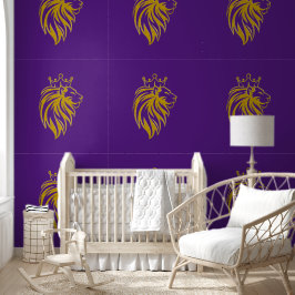 Loon met kroon - gouden stijl 2 behang