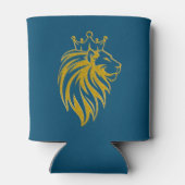 Loon met kroon - gouden stijl 2 blikjeskoeler (Achterkant)