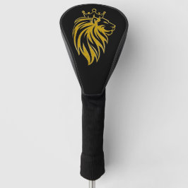 Loon met kroon - gouden stijl 2 golfheadcover