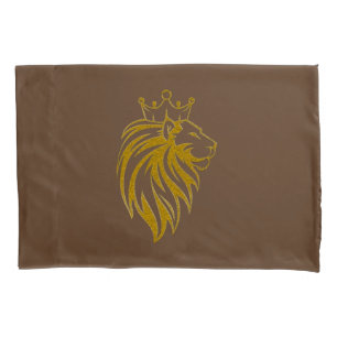 Loon met kroon - gouden stijl 2 kussensloop
