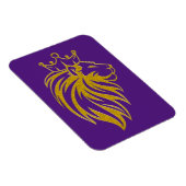 Loon met kroon - gouden stijl 2 magneet (Rechterzijde)