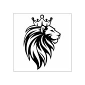 Loon met kroon - gouden stijl 2 rubberstempel (Afrduk)