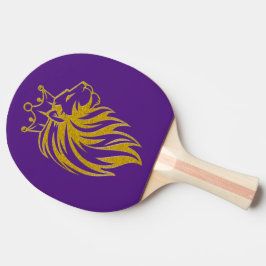 Loon met kroon - gouden stijl 2 tafeltennisbatje